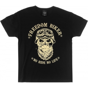 T-shirt czarny Freedom Biker- Choppers Division