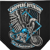 Chusta Bandana Motocyklowa Choppers Division 10 urodziny